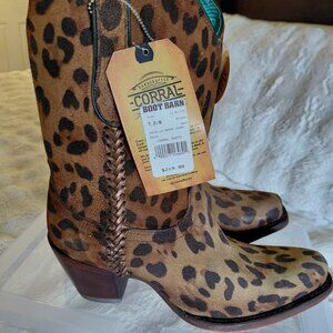 Corral Boot Barn Leopard Print Western Boots – NWT – Size 7B